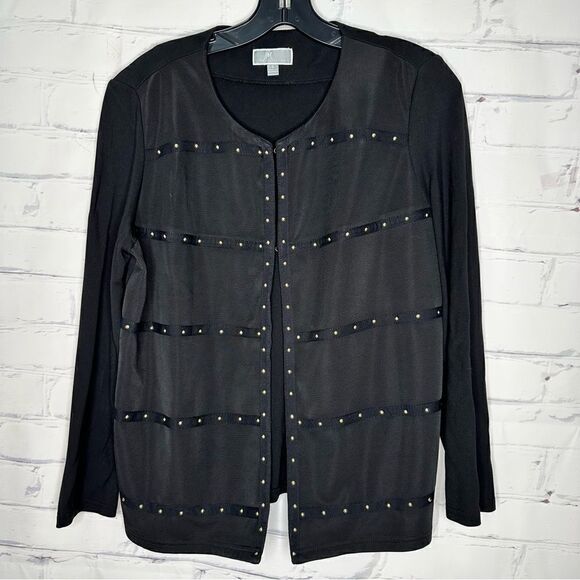 JM Collection small black top - Picture 1 of 6